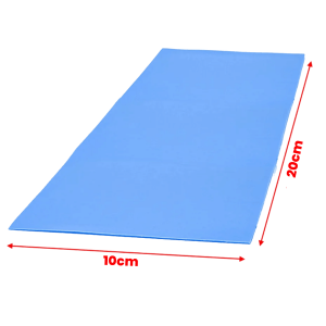 Thermal Pads 6.0w/m-k 20x10cm 1.5mm, Almohadilla De Silicona