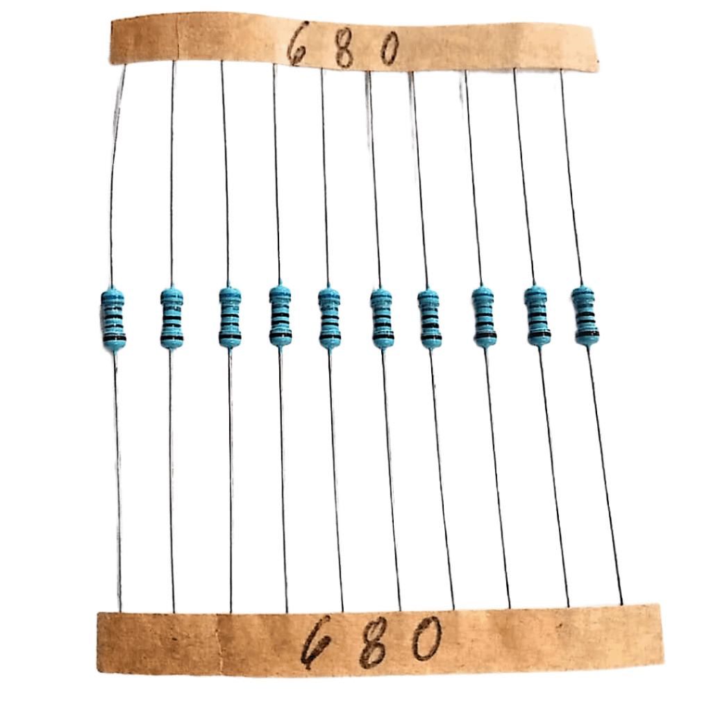 Produktbild von POPESQ® 25 Stk. Widerstand 2K2 0,6W – Metallfilm 1%, Ø2,5x6,8 Mm – Auch Als 0,25W/0,5W Nutzbar