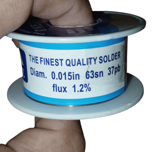 Alambre De Estaño Y Plomo, Rollo Ke Da 63sn 37pb 0.3mm 40gr