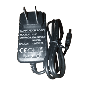 Adaptador de Corriente 12VDC 2000mA 24W con polaridad negativa