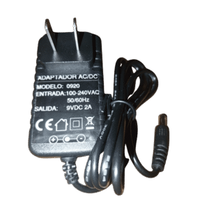 Adaptador de Corriente 9VDC 2000mA 18W con polaridad negativa
